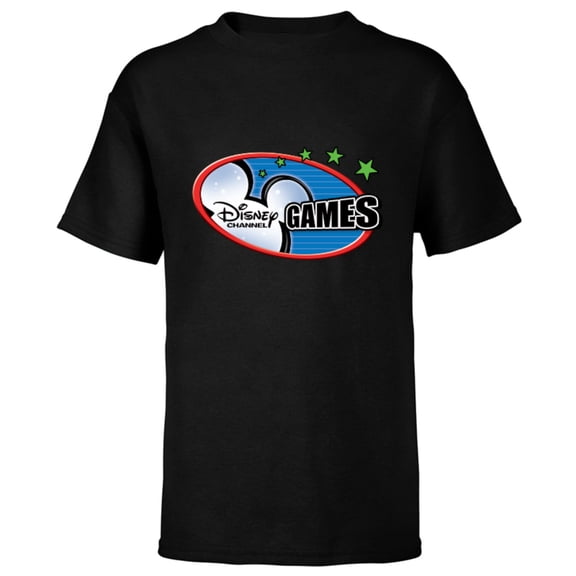 Disney Channel Games Logo - Short Sleeve T-Shirt for Kids – Customized-Black
