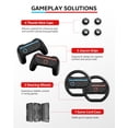 thumbnail image 2 of Switch 2 Pro Controllers Accessories Bundle for Nintendo 17-in-1: Carrying Case, Screen Protector, Thumb Grip for Joycon, Dockable Console Protective, 2 of 9