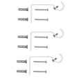 thumbnail image 2 of Home Trends Clip Rings, 1/2 in. - 5/8 in. Diameter, 14-Pack, 2 of 3