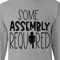 thumbnail image 4 of Inktastic Some Assembly Required Right Leg Amputee Long Sleeve T-Shirt, 4 of 5