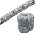 thumbnail image 4 of 3/8 Inch x 200 Feet Double Braid Polyester Rope 4800 Lbs Great Breaking Strength Pulling Rope for Planting Trees Camping Swings, 4 of 7