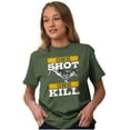 thumbnail image 3 of Hunters One Shot Buck Hunting Plus Size Crewneck Graphic Tee Shirt Brisco Brands 5X, 3 of 5