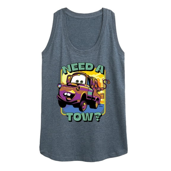 Disney Cars - Mater Need A Tow - Women's Racerback Tank Top