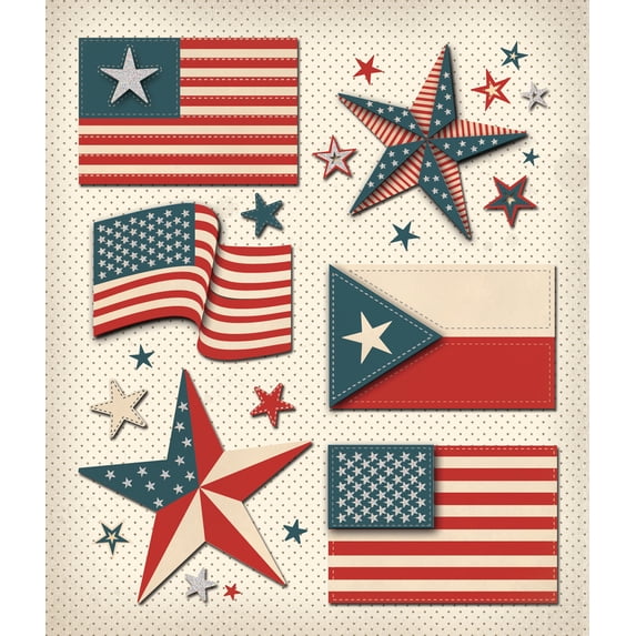 Sticker Medley-Flags