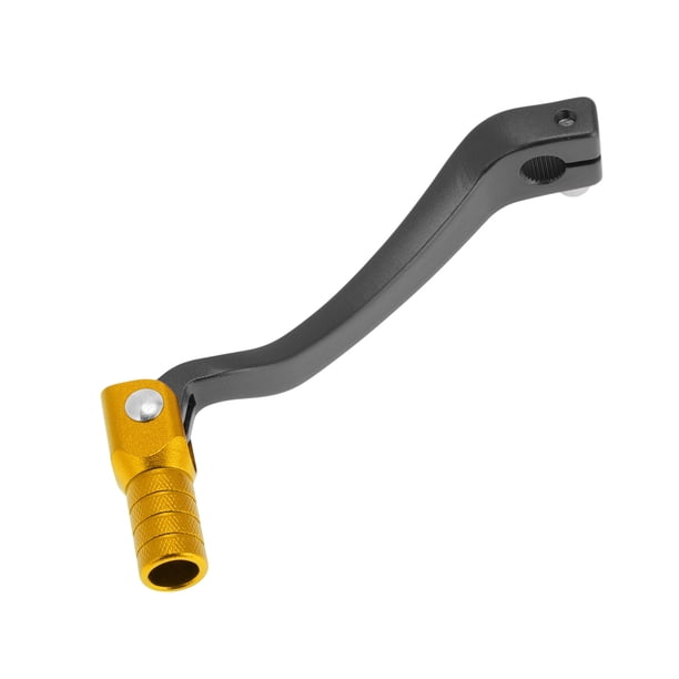 Palanca de cambio de motocicleta plegable para Kayo T6, palanca de aleación de aluminio, brazo de cambio, palanca tono titanio cabeza tono dorado