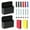 A:2 Small Holders+ 6 Markers+ 2 Erasers, variant on AGCAN Magnetic Pen Holder, Dry Erase Marker Holder for Whiteboard Fridge, Marker Organizer Locker Accessories, 2 Pack, Black+White