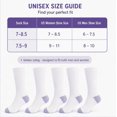 thumbnail image 4 of Athletic Socks for Men & Women 6 Pairs, Ankle Sports Socks, Breathable Moisture Wicking Running Socks, Comfortable Workout Socks for Gym & Everyday Wear, 4 of 5