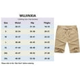thumbnail image 6 of YVH Men's Linen Casual Classic Fit Short Drawstring Summer Beach Shorts Dark Khaki L, 6 of 6