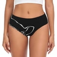 thumbnail image 1 of Fotbe French Bulldog Calzones Estampados para Mujer – Ropa Interior de Algodón, Cómoda, Suave y Elástica-XX-Large, 1 of 6