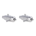 thumbnail image 1 of Vogacara Aluminum Exhaust Pipe RC for Baja Monster Truck Bajass HSP 1:5 2piezas Plata tipo 6, 1 of 1