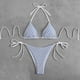 thumbnail image 1 of Traje de baño para mujer, moda, cómodo, estampado, bikini, traje de baño de color liso para mujer, conjuntos de bikinis, trajes de baño para mujer, 1 of 6