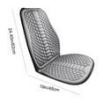 thumbnail image 3 of Btomtd Car Seat Cushion for Summer Use Ice Silk Cooling Cushion for Automotive Comfort Soft and Cozy Cushion for Long Drives - 18.89x17.71x39.37 inch, Gray, 3 of 8
