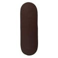 thumbnail image 1 of Colonial Mills Rug RV84R028X144 Reversible Flat-Braid Oval Braided Runner  Earth Brown - 2 ft. 4 in. x 12 ft., 1 of 1