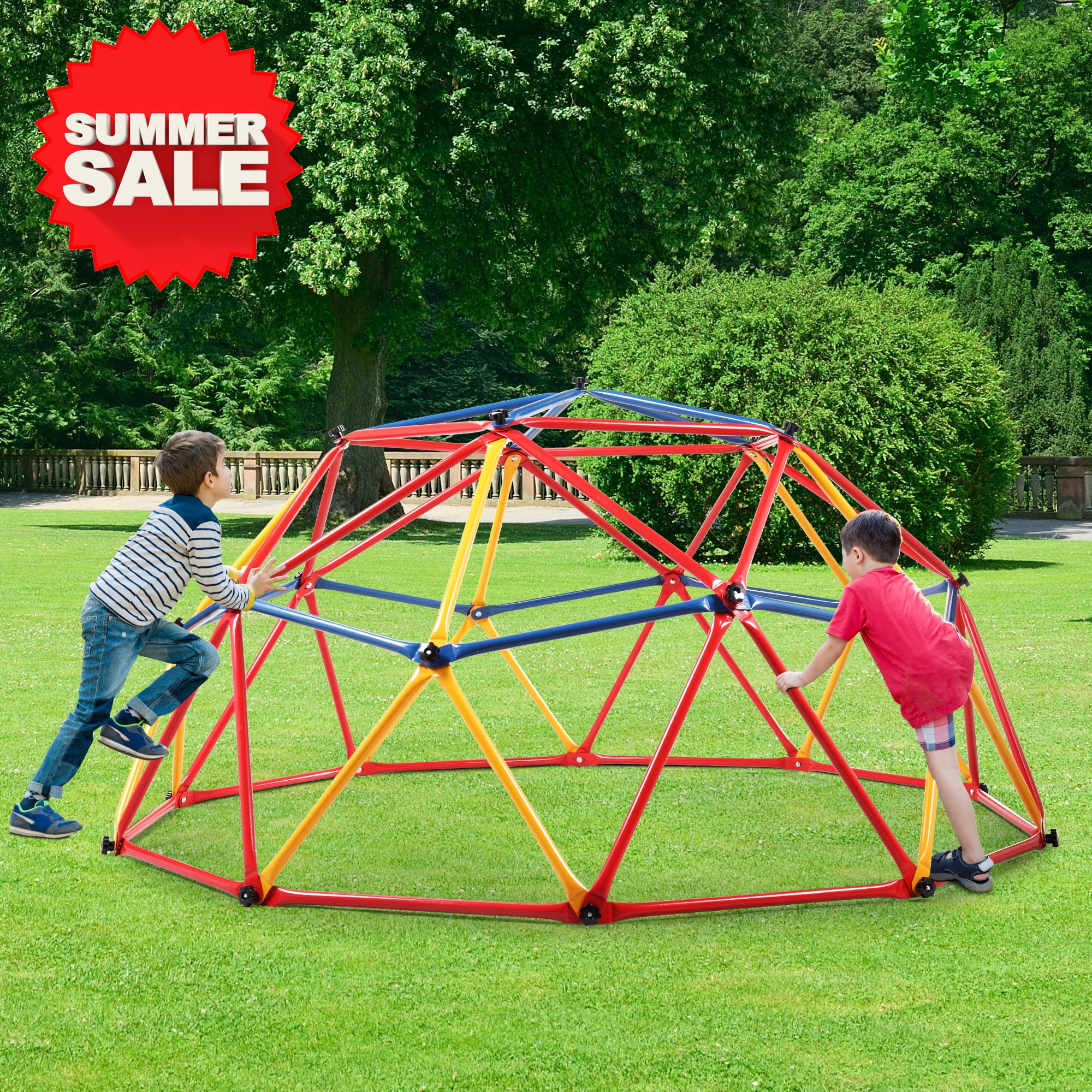 SESSLIFE 6ft Outdoor Dome Climber Playground Equipment, Toddler