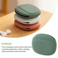 thumbnail image 3 of kurtrusly Earphone Storage Box Portable Mobile Phone Data Cable Earbuds Carrying Case Reusable Pocket Container Purse Bag Organizer Green, 3 of 7