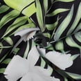 thumbnail image 5 of Women's High Waisted Board Shorts Loose Comfy Hawaii Print Bermuda Shorts with Drawstring (Green M), 5 of 6
