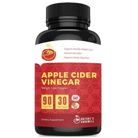 Apple Cider Vinegar Pills for Weight Loss | All Natural Detox Cleanse Weight Loss, Appetite Suppressant, Metabolism Booster, Fat Burner & Keto Diet | 90 Extra Strength 2250mg ACV