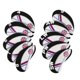 thumbnail image 1 of 10 piezas Cubierta de cabeza de hierro de golf kusrkot Golf Iron Headcover Golf Club Head Cover 4-9 AW PW Lw SW Protection W/ Negro, 1 of 8