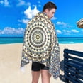 thumbnail image 5 of Coolnut Mandala Beach Towel, Fast Drying Extra Large Sand Free Lightweight Beach Towel Blanket for Swimming,Camping,Picnic,Yoga Gym Sports,30"x60", 5 of 6
