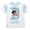 White/Blue, variant on Girls Puff Ink Long Sleeve Front & Back Toddler Dress