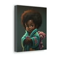 thumbnail image 2 of Cute Afro Girls Canvas, Canvas for Home Decor, Wall Decoration, Girl Canvas, 2 of 7