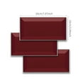 thumbnail image 4 of Sumhomie 9/45/90Pcs Tiles PVC Wall Sticker Kit Waterproof Furniture Decal Kitchen Wall Decor, 4 of 4