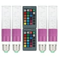 thumbnail image 4 of Lámpara de Bombilla Lideró de 3W RGB, Alto Brillo, 16 Cambiado de color, control remoto, 30000 Horas de Vida útil, Para Bar Ktv Hall Villa Shop Outicina de la Sala de Estar, 4 of 7