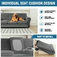 thumbnail image 2 of Sanmadrola Sofa Cover Slipcover Couch Cover Set for 3 Seat Sofa Super Stretch Universal Slip Cover Furniture Protector 4 Pieces, 2 of 8