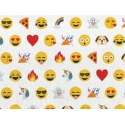 200 Pack, Emoji Tissue Paper 20 x 30", Sheet Pack for DIY, Gift Wrapping, Birthday Parties and Events, Made In USA