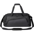 thumbnail image 2 of Bolsa de viaje para hombre de gran capacidad con separación de ropa húmeda y seca, compartimento independiente para zapatos y bolsa deportiva impermeable (gris), 2 of 5