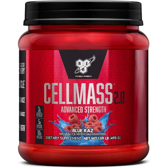 BSN CELL MASS 2.0 50 SERV BLUE RAZ