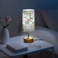 thumbnail image 6 of Touch Control Table Lamp with LED Bulb Bedside Lamp for Bedroom Living Room Cute White Cat Pattern, 6 of 8