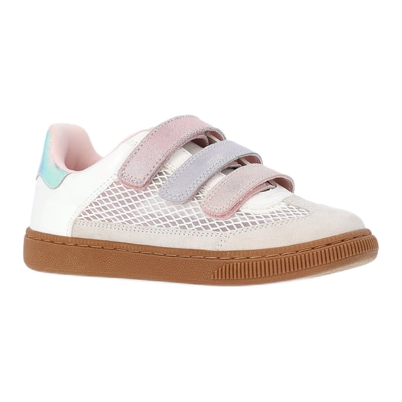 Madden NYC Little and Big Girls Triple Strap Mesh Sneakers