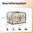 thumbnail image 5 of Haiem Cowboys Riding Horses Print Toaster Covers 2 Slice Wide Slot,Bread Dust Cover & Fingerprint Protection,Bread Machine Cover,Appliance Covers, 5 of 7