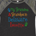 thumbnail image 4 of Inktastic Delaware Grandma Grandpa Love Me Boys or Girls Toddler T-Shirt, 4 of 5