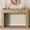 Natural Oak, variant on Aufeile Console Table for Entryway, Farmhouse Sofa Table Behind the Couch, Wooden Narrow Entry Table for Living Room, Entrance, Hallway, Walnut