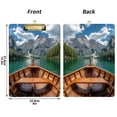 thumbnail image 5 of FORMRS Acrylic Clipboard with Low Profile Clip Standard A4 Letter Size, 12.5" x 9", Lake, 5 of 8