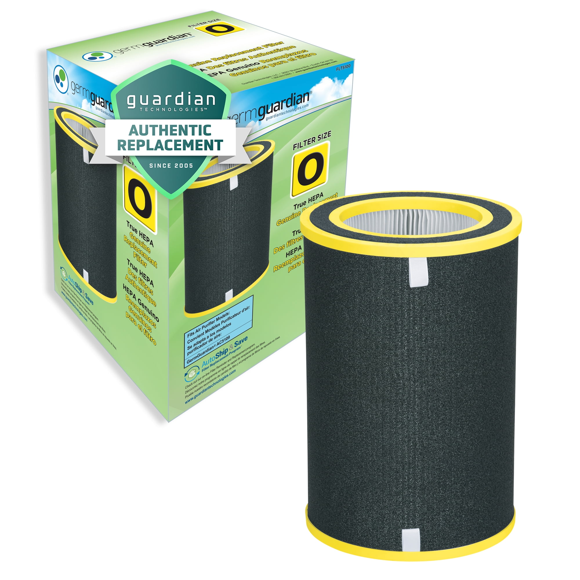 GermGuardian Pet Pure HEPA Ersatzfilter FLT151PT – Für AirSafe Serie & AC151, Entfernt 99,97% Schadstoffe