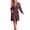 Y03 Purple, variant on Mifsaly Womens Robes Lightweight Ribbed Knit Spa Robe Knee Length Sleepwear with Pockets and Tie Belt Blue,M