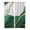 Green White Yellow, variant on Navy Blue Marble Kitchen Curtains Small Short 39 Inch Length, Modern Ink Painting Art Abstract Grommet Top Bedroom Living Room Curtains, Light Filtering Cafe Curtain Drapes 2 Panels Set 55''x39''