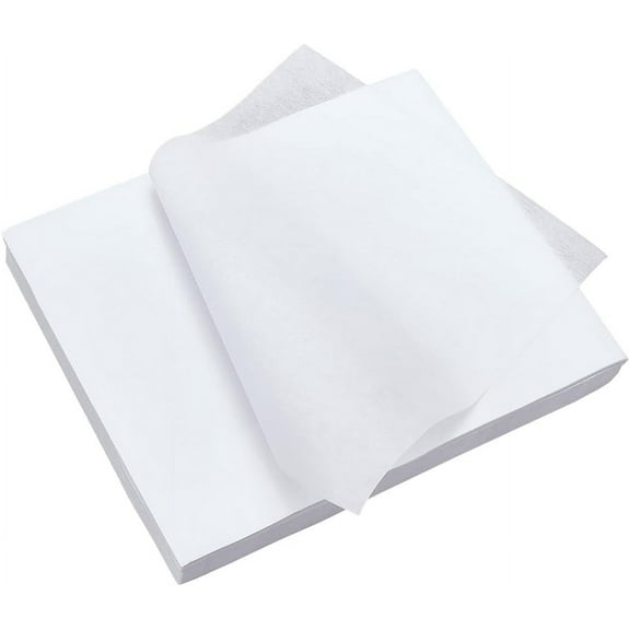 120 Sheets Paper Interlining Embroidery Fabric Tear Away Stabilizer White Rectangle 250x300mm