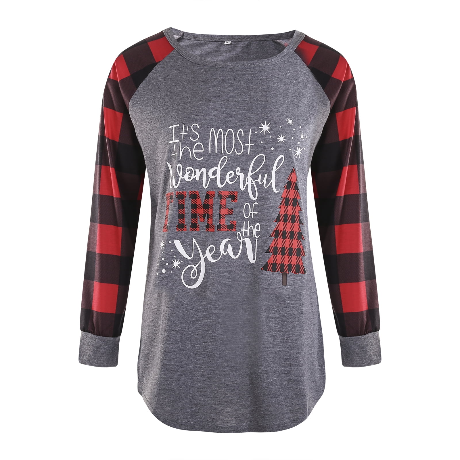 Nokiwiqis Women's Long Sleeve Christmas 