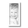thumbnail image 2 of ArtToFrames 5" x 11" Contemporary White Picture Frame, 5x11 inch White Wood Poster Frame (WOM-4164), 2 of 8
