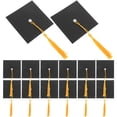 thumbnail image 4 of Hemoton 50 Set Graduation Cap Toppers Graduation Party Decorations Mini Cap Bottle Decor Chocolate Caps Cake Decorations Party Favors, 4 of 7