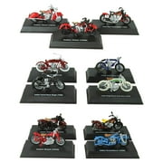 Indian Motorcycle Set of 11 pieces 1/32 Diecast Motorcycle Models by New Ray