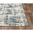 thumbnail image 6 of Alora Decor Glamour 7'10"x9'10" Ivory / Teal/Ivory / Teal Power-Loomed Area Rug, 6 of 7