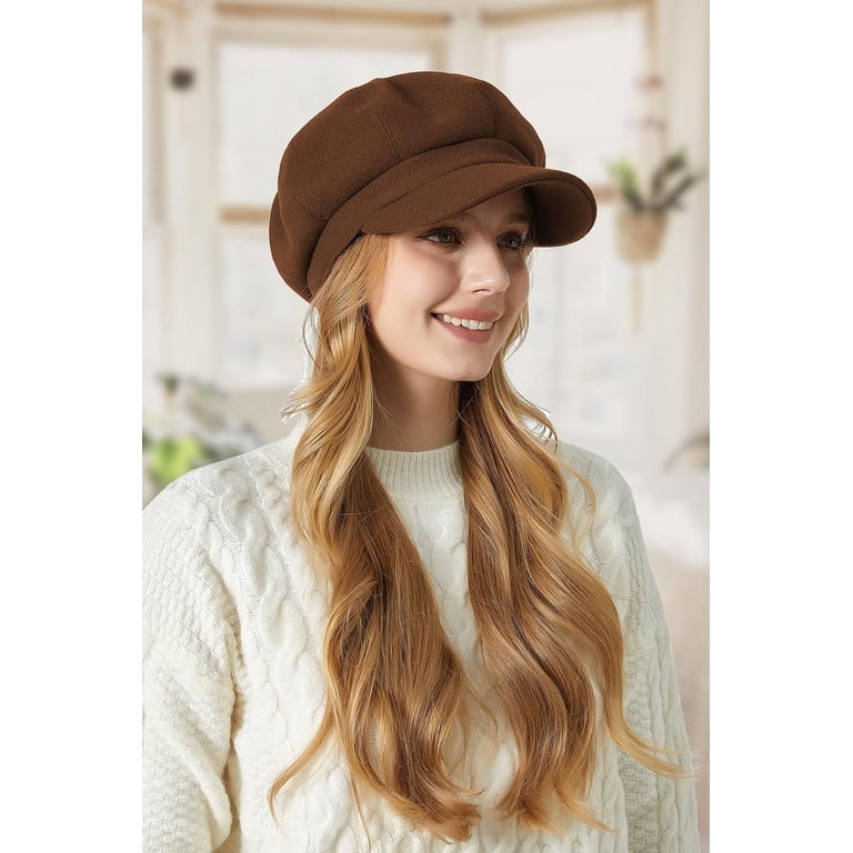 Women Beret Newsboy Hat French Wool Cap Classic Autumn  display picture 3