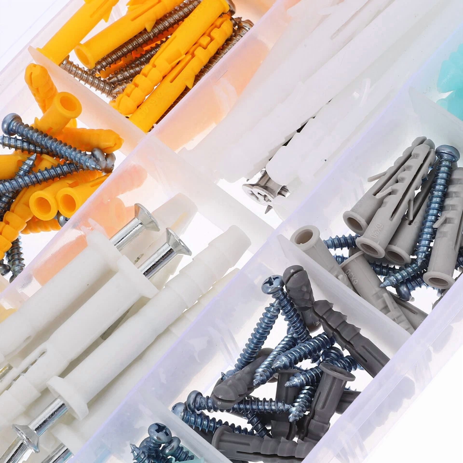 PRIME - Wall Anchor Kit Drywall Drill Bit Screw Assortment Kit Screws Assortment