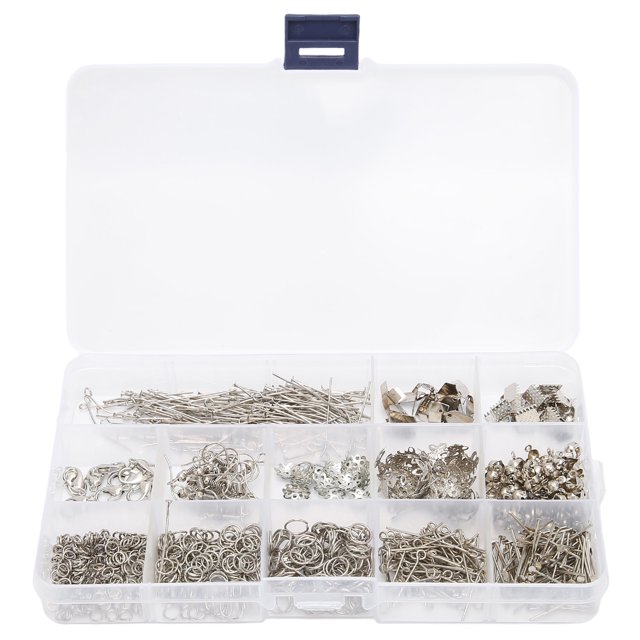 Suministros para hacer joyas, 800 piezas de manualidades de bricolaje, accesorios de joyería de bricolaje, accesorios para pulseras colgantes, durabilidad mejorada