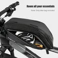 thumbnail image 4 of Bike Bag Front Frame Tube Bicycle Pouch Large Capacity Cycling Front Storage Bag for Road Bike MTB Mountain Bike, 4 of 7